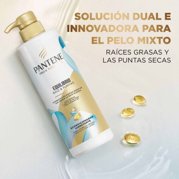 Acondicionador Pantene Equilibrio Raiz y Puntas 510 ml - Imagen 3