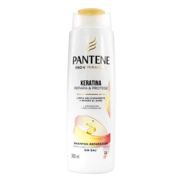 Shampoo Pantene Keratina Repara y Protege 300 ml