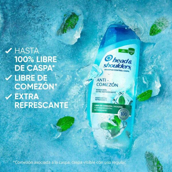 2 ShampooS Head Shoulders Anticomezon 375 ml - Imagen 4