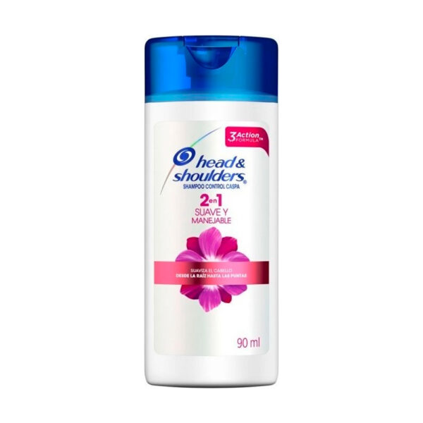 Shampoo Head Shoulders Suave Manejable 90 ml