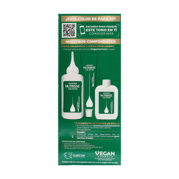 Tinte Nutrisse Oleos 5.0 Castaño Claro - Imagen 3