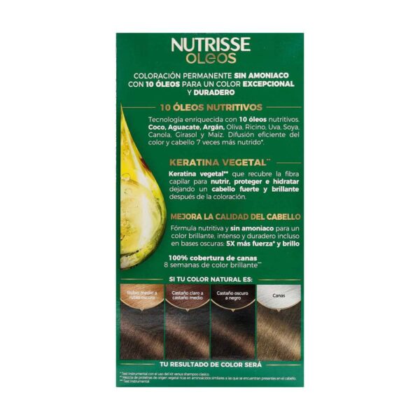 Tinte Nutrisse Oleos 5.0 Castaño Claro - Imagen 4