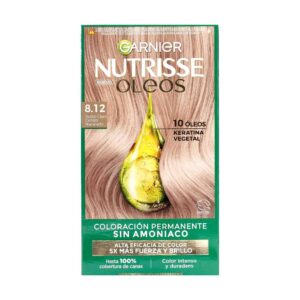 Tinte Nutrisse Oleos 8.12 Rubio Claro Cenizo Nacarado