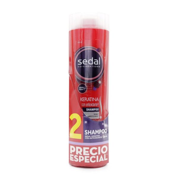 2 Shampoos Sedal Keratina Antioxidante 340 ml