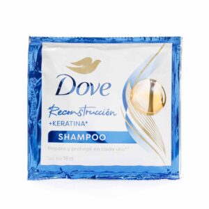 Shampoo Dove Reconstruccion Keratina 24 Sobres 18 ml
