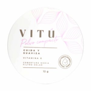 Polvo Compacto Vitu Vitamina E #1 Macadamia12g