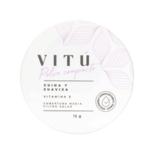 Polvo Compacto Vitu Vitamina E #2 Avellana 12g