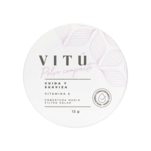 Polvo Compacto Vitu Vitamina E #4 Castaña 12g