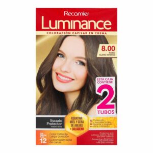 Tinte Luminance 8.00 Rubio Claro Intenso 2 Tubos