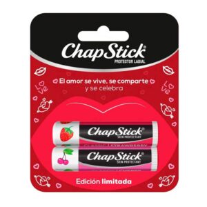 Protector Labial Chapstick Cereza - Fresa 2 Unidades