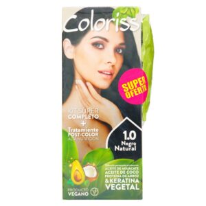 Tinte Coloris Kit 10 Negro Natural + Tratamiento 30 g