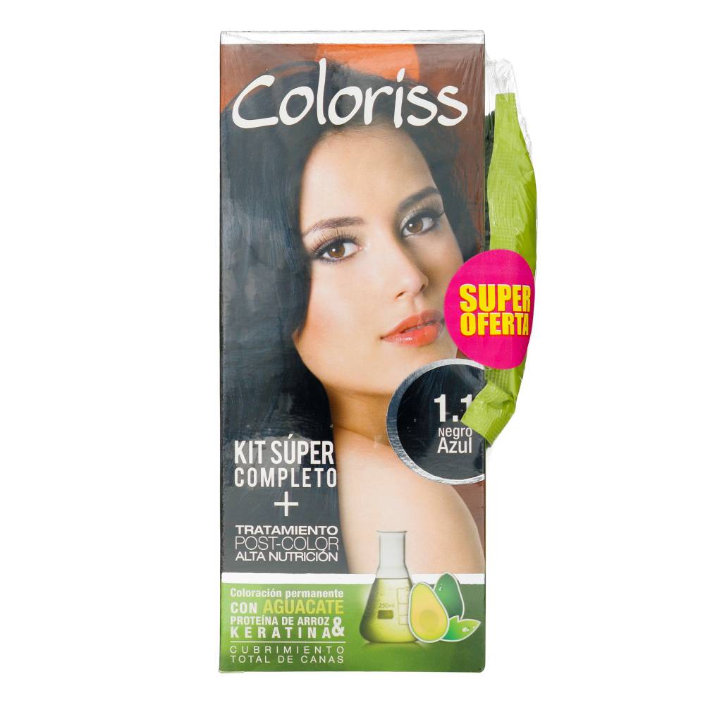 Tinte Coloris Kit 11 Negro Azul + Tratamiento 30 g