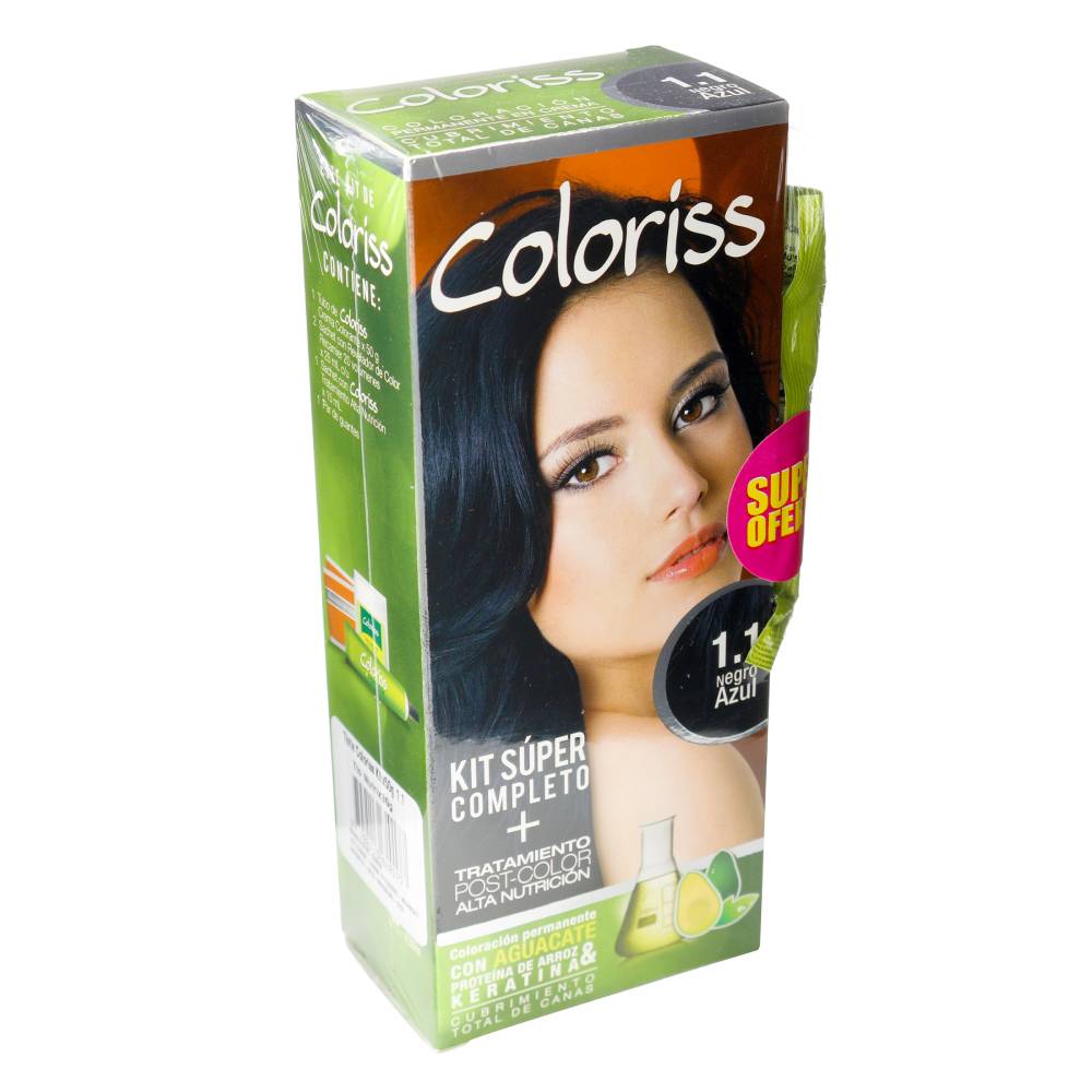 Tinte Coloris Kit 11 Negro Azul + Tratamiento 30 g - Imagen 2