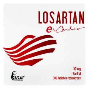Losartan 50 Mg 300 Tabletas Ecar