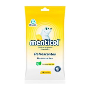 Toallitas Humedas Corporales Menticol 18 Unidades