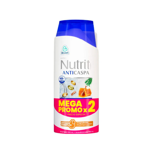 Shampoo Nutrit Anticaspa 600 ml Acondicionador 550 ml