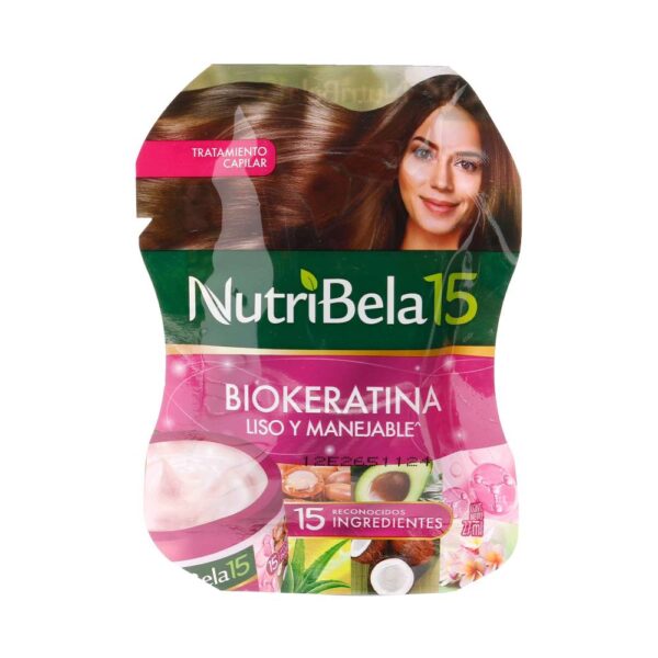 Tratamiento Nutribela Biokeratina 27 ml 12 Sobres - Imagen 2