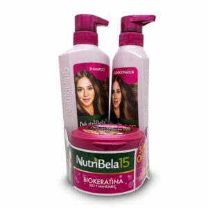 Nutribela Biokeratina Shampoo Acondicionador Tratamiento
