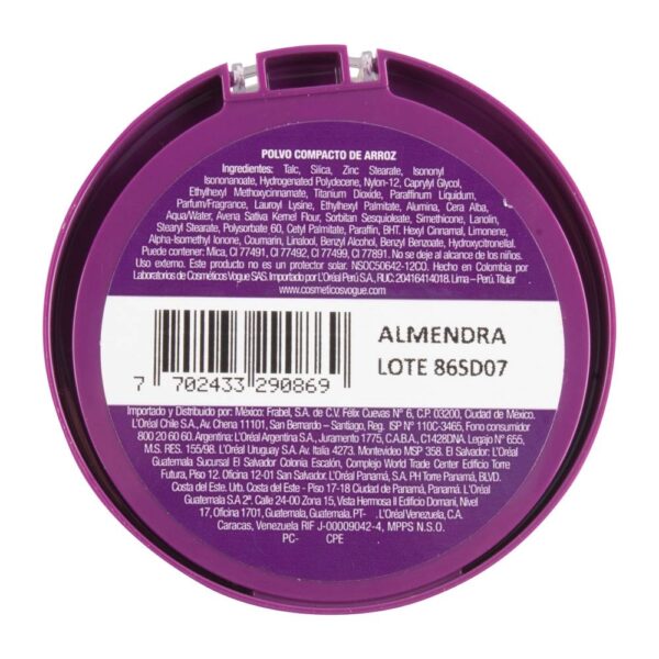 Polvo Compacto Arroz Almendra - Imagen 2