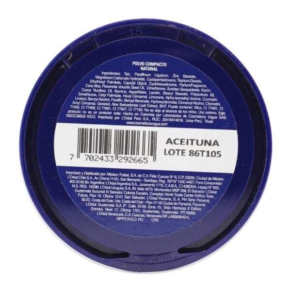 Polvo Compacto Vogue Aceituna - Imagen 2