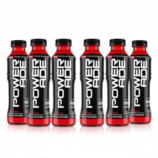 Bebida Hidratante Powerade Frutas Tropicales 500 Ml 6 Unidades