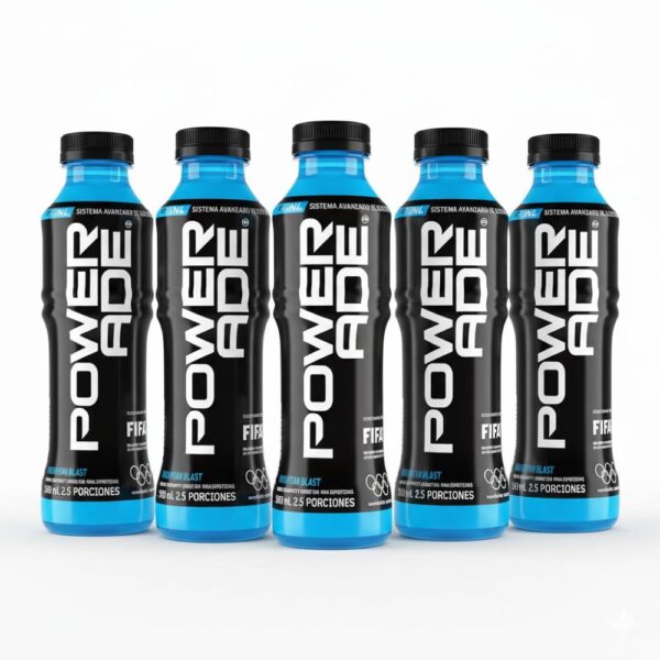 Bebida Hidratante Powerade Mountain Blast 500 Ml 6 Unidades