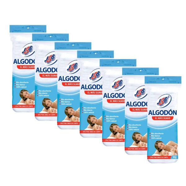 Algodon Zig Zag Jgb 50 g 7 Unidades - Imagen 2
