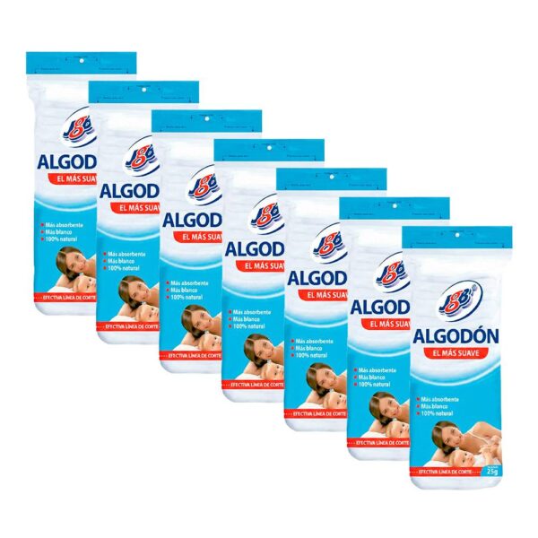 Algodon Zig Zag Jgb 25 g 7 Unidades - Imagen 2