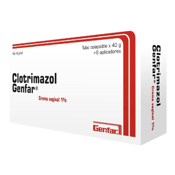 Clotrimazol 1% Crema Vaginal 40 g Genfar - Imagen 2