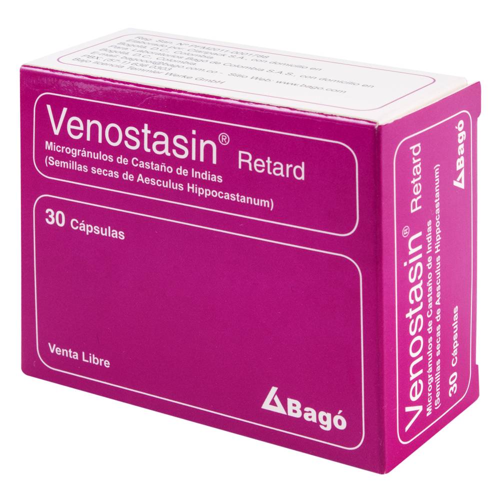 Venostasin Retard 30 Cápsulas Castaño De Indias - Imagen 2