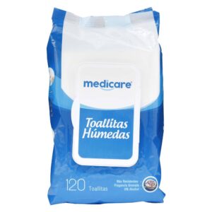 Toallitas Humedas Medicare 120 Unidades