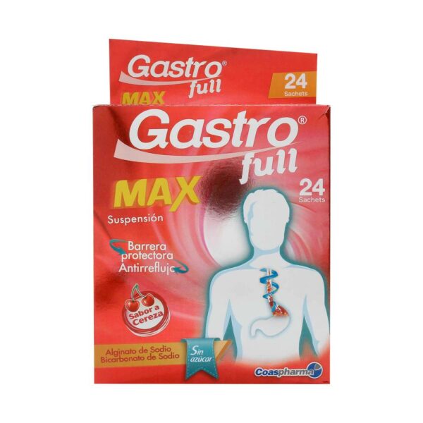 Gastrofull Max 24 Sobres 10 ml Contra El Reflujo Y La Acidez