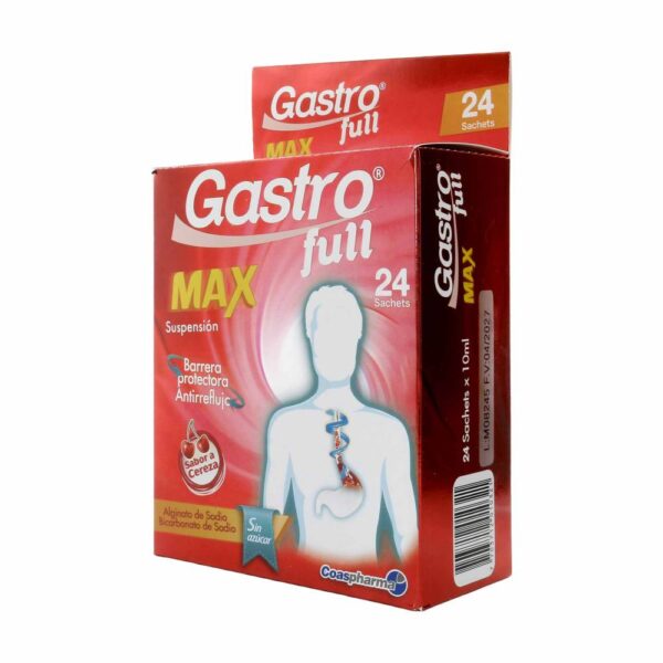 Gastrofull Max 24 Sobres 10 ml Contra El Reflujo Y La Acidez - Imagen 2