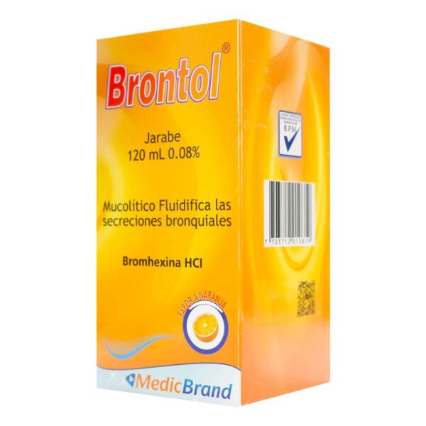 Brontol Jarabe 120 ml Mucolítico Para La Tos Con Flema - Imagen 2