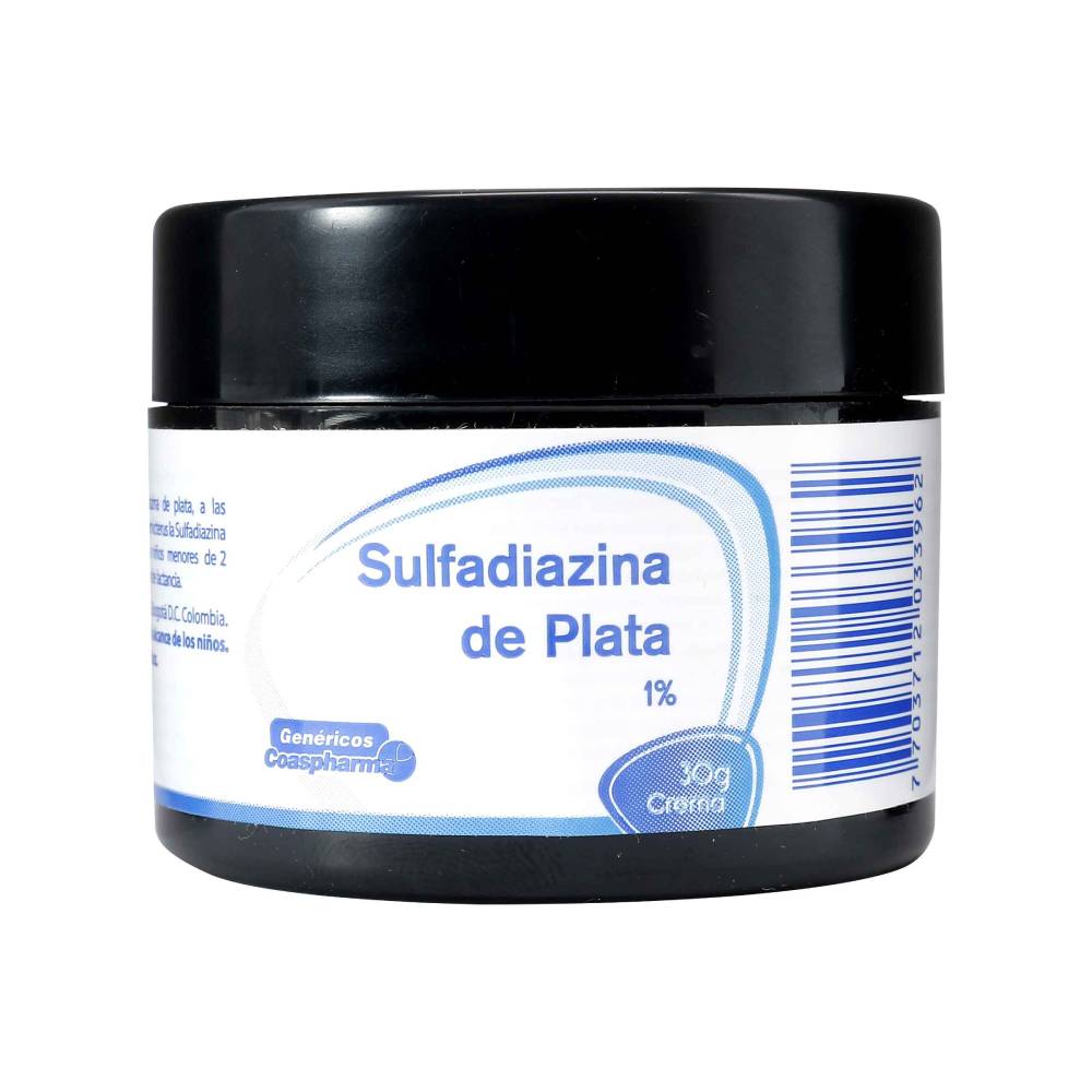 Sulfadíazina de Plata 1% 30 g Coaspharma