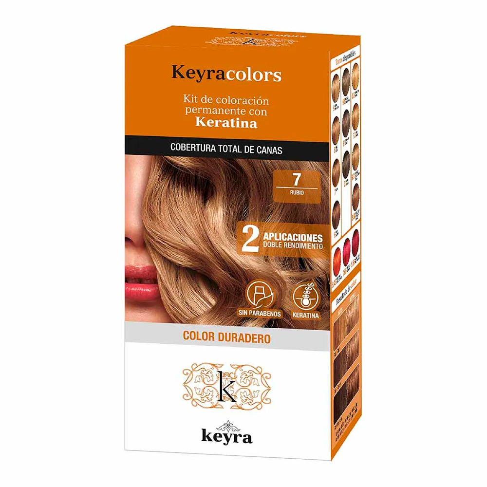 Tinte Keyra Kit 7 Rubio