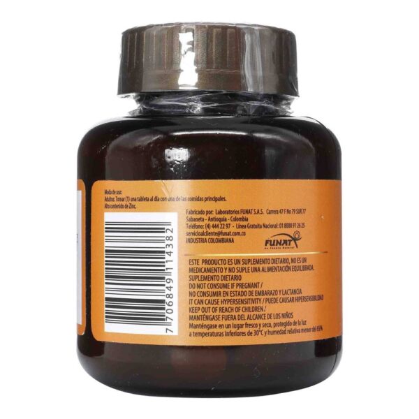 Funat Zinc Plus 30 Tabletas - Imagen 2