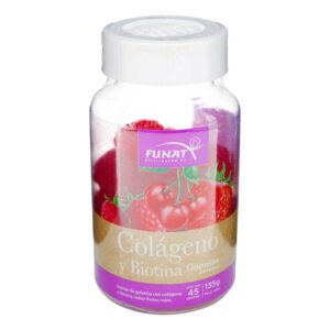 Gomitas Colageno y Biotina 45 Gomas 135 g Funat