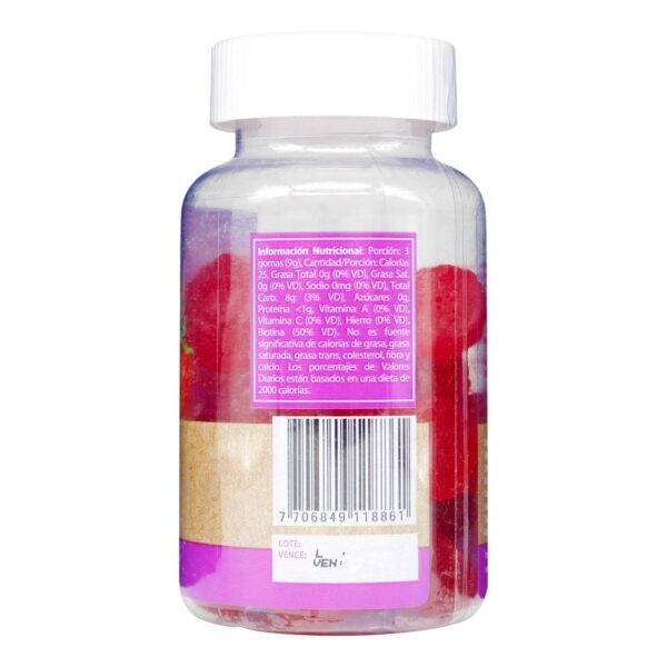 Gomitas Colageno y Biotina 45 Gomas 135 g Funat - Imagen 3