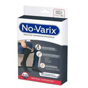 Calcetin Novarix Hombre 15-20 Mmhg Azul Alivia El Cansancio