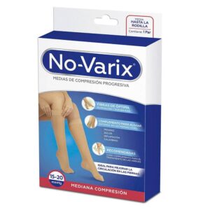 Medias de Compresión Mujer Novarix 15-20 Mmhg Negro