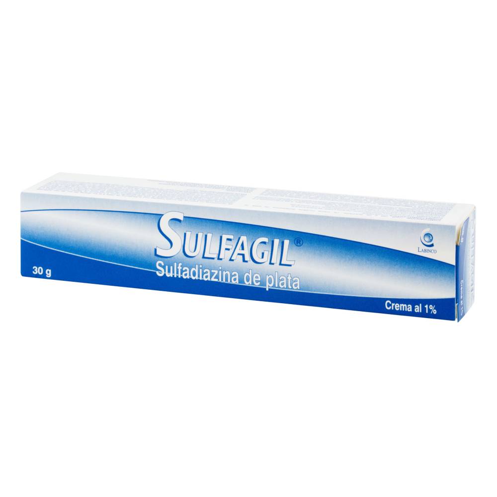Sulfagil 1% Crema 30 g Sulfadíazina de Plata