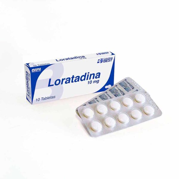 Loratadina 10 mg 10 Tabletas BEST