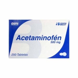 Acetaminofén 500 Mg 250 Tabletas Best