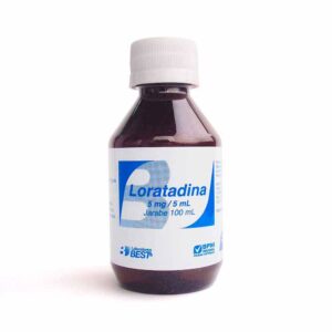 Loratadina Jarabe 0.1% 100 ml Alivio De La Alergia