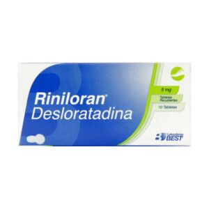 Riniloran Desloratadina 5 mg 10 Tabletas