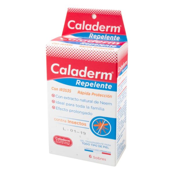 Caladerm Repelente Contra Insectos 6 Sobres - Imagen 2