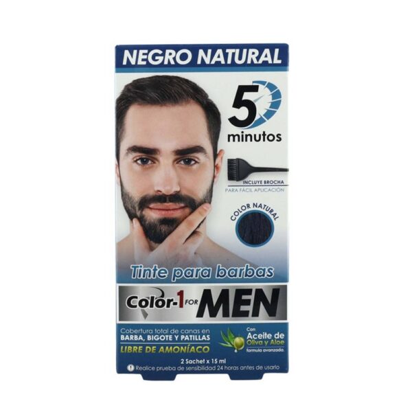 Tinte Color-1 Para Barba 2 Sobres 15 ml