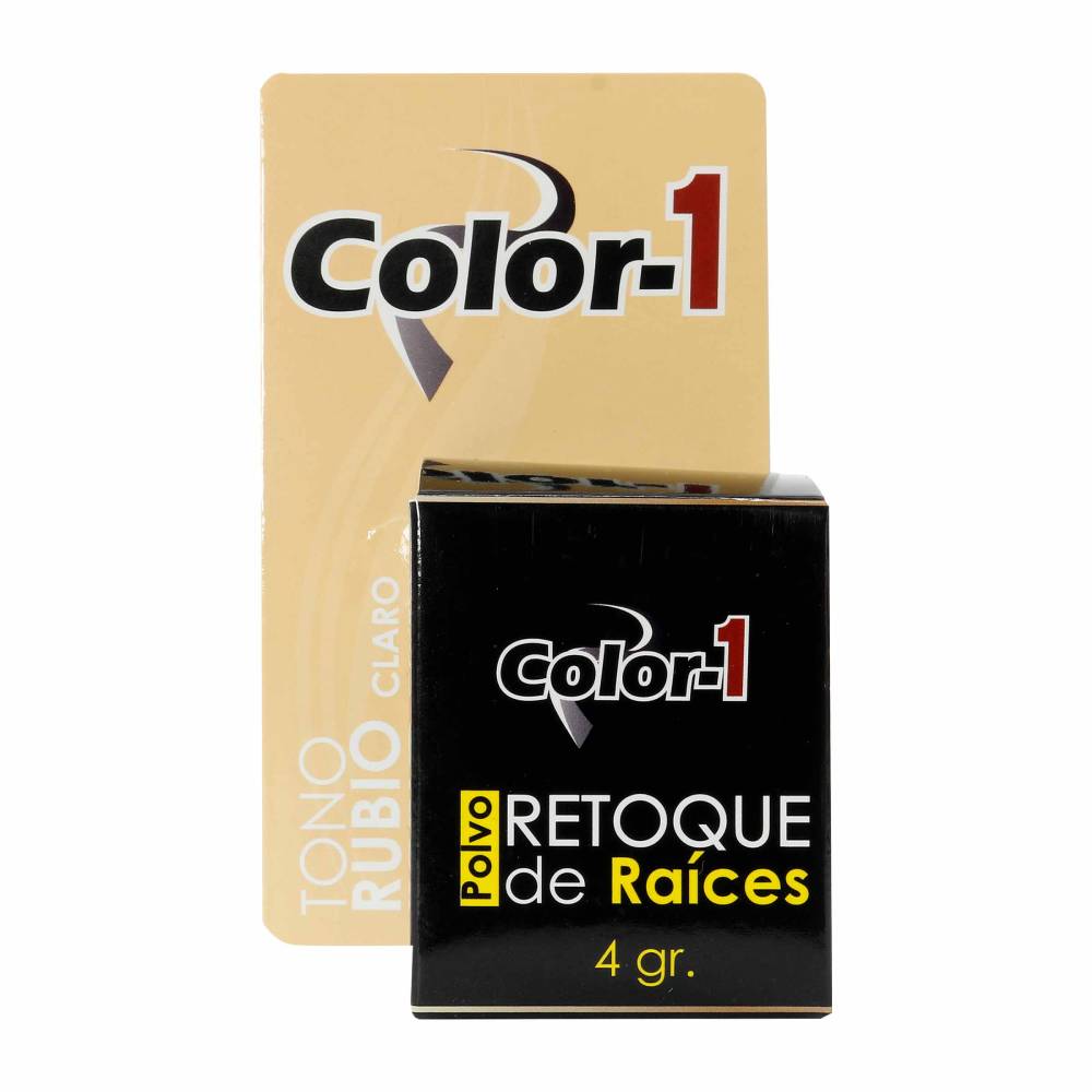 Polvo Color-1 Retoque de Raiz Rubio Claro 4 g
