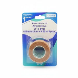 Venda Elastica Autoadhesiva Piel AlfaSafe 2 X 5 Yardas